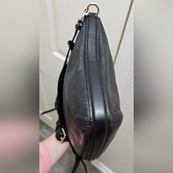 Coach F34823 Mae Black Pebble Leather Crossbody Bag EUC - Picture 16 of 16